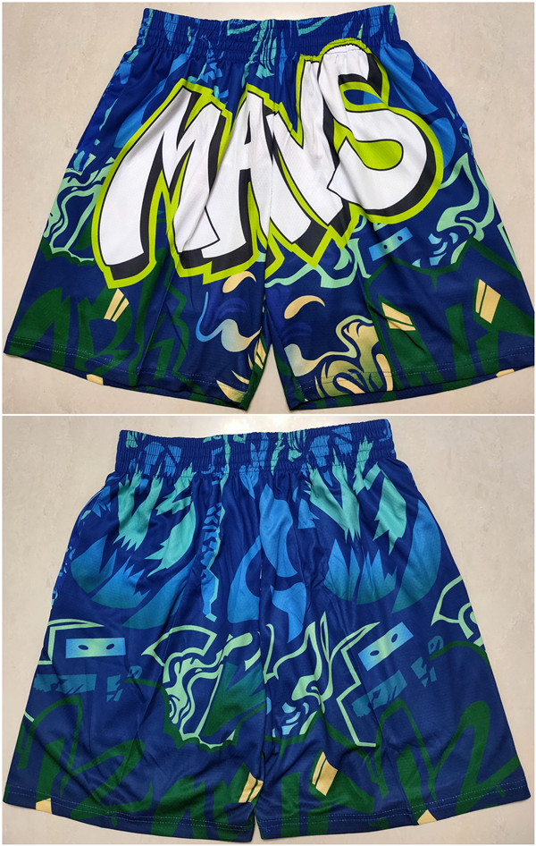 Men's Dallas Mavericks Blue Shorts (Run Small) Men's Dallas Mavericks Blue Shorts (Run Small)