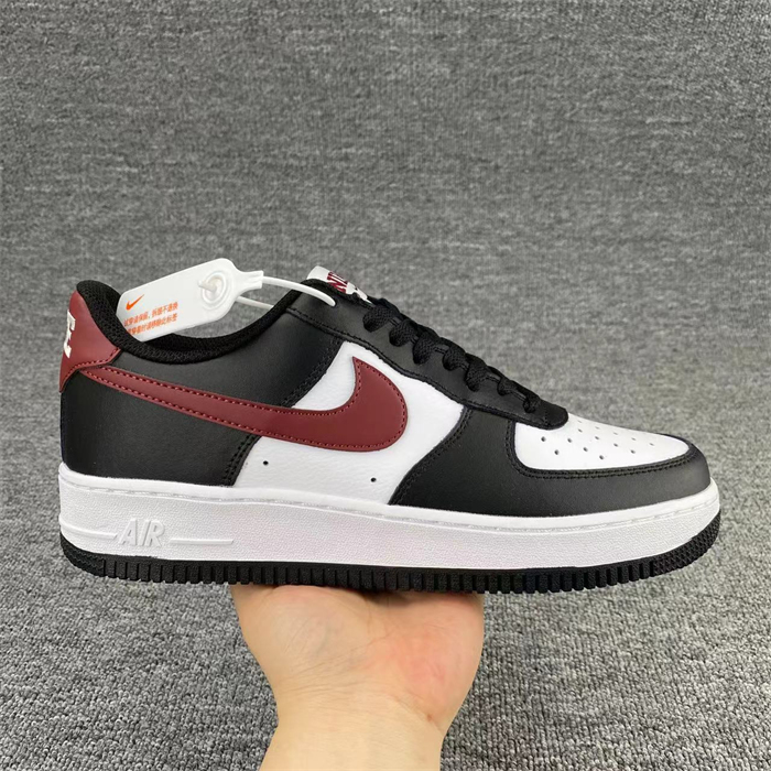Men's Air Force 1 Low Black/White Shoes Top 0338