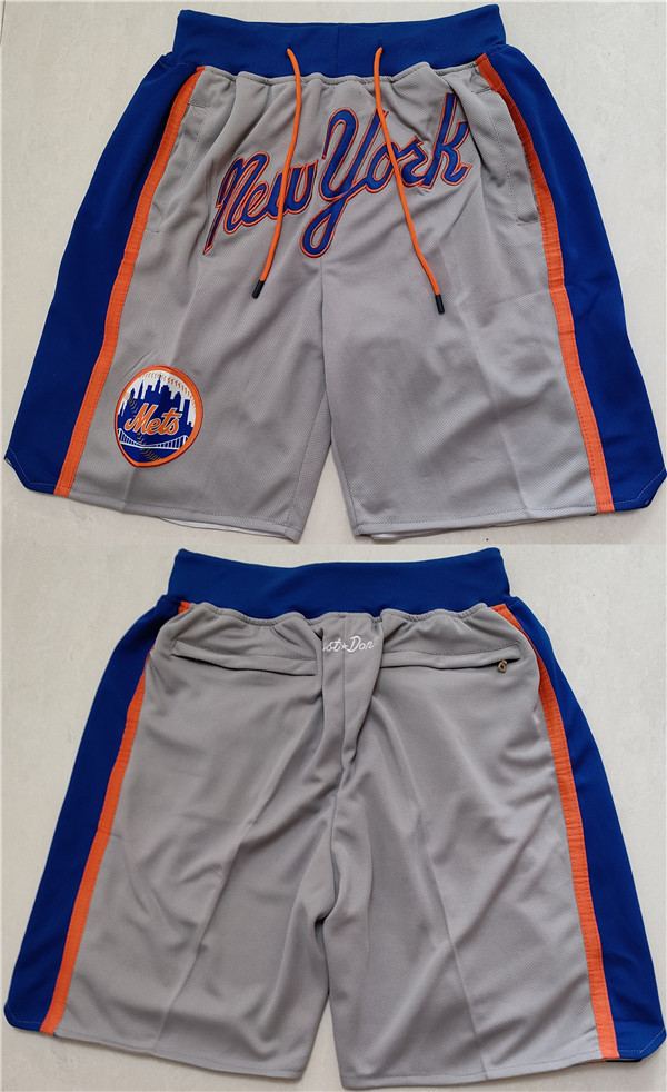 Men's New York Mets Blue/Grey Shorts (Run Small) Men's New York Mets Blue/Grey Shorts (Run Small)