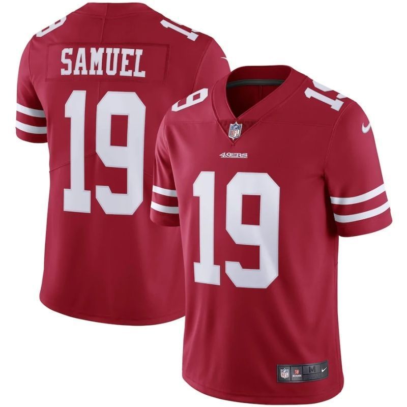 Youth San Francisco 49ers #19 Deebo Samuel Red Vapor Untouchable Limited Stitched Jersey Youth San Francisco 49ers #19 Deebo Samuel Red Vapor Untouchable Limited Stitched Jersey