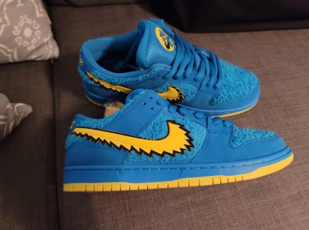 Men's Dunk Low SB Grateful Dead 'blue bear' Shoes 005 Men's Dunk Low SB Grateful Dead 'blue bear' Shoes 005