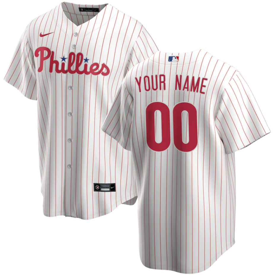 Youth Philadelphia Phillies Active Player Custom White Cool Base Stitched Baseball Jersey Youth Philadelphia Phillies Active Player Custom White Cool Base Stitched Baseball Jersey
