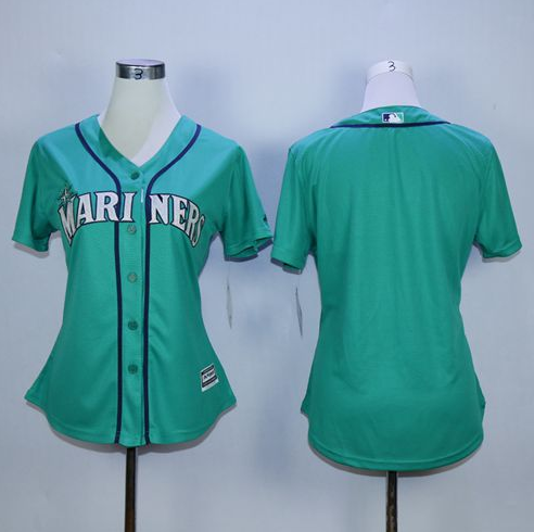 Women's Seattle Mariners Active Player Custom Aqua Stitched Baseball Jersey(Run Small) Women's Seattle Mariners Active Player Custom Aqua Stitched Baseball Jersey(Run Small)