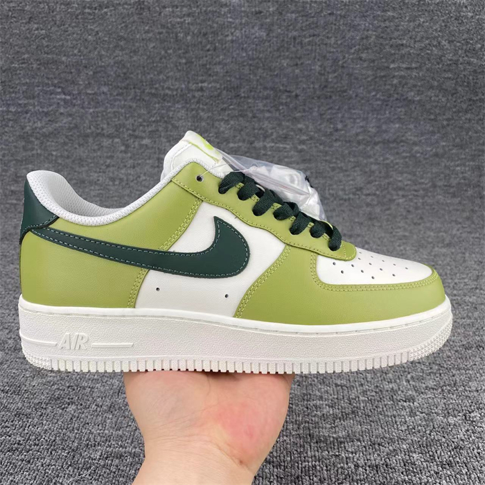 Men's Air Force 1 Low Green/White Shoes Top 0332 Men's Air Force 1 Low Green/White Shoes Top 0332
