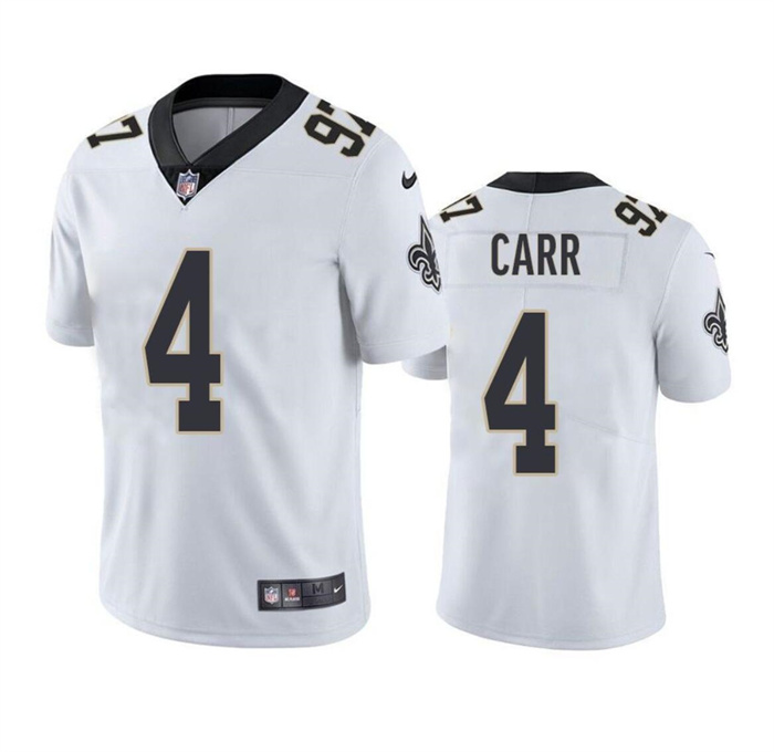 Youth New Orleans Saints #4 Derek Carr White Vapor Untouchable Limited Stitched Jersey Youth New Orleans Saints #4 Derek Carr White Vapor Untouchable Limited Stitched Jersey