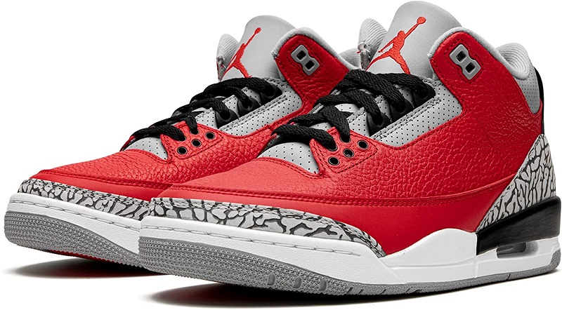 Women's Running weapon Air Jordan 3 Red shoes 005 Women's Running weapon Air Jordan 3 Red shoes 005