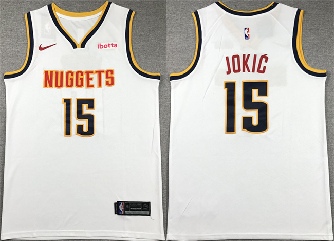Women's Denver Nuggets Active Player Custom White Stitched Basketball Jersey