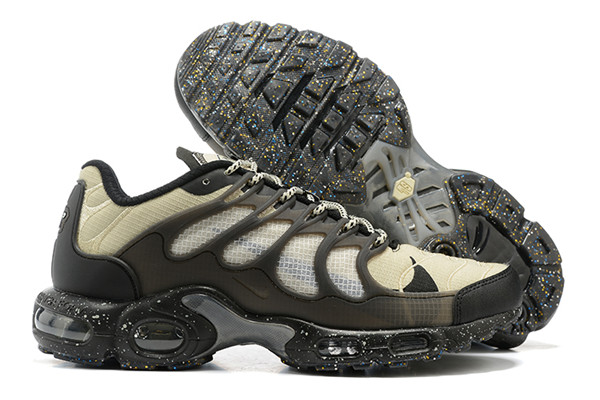 Men's Hot Sale Running Weapon Air Max TN Black Shoes 0222