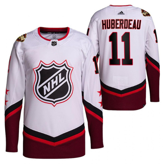 Men's White Florida Panthers #11 Jonathan Huberdeau 2022 All-Star Stitched Jersey