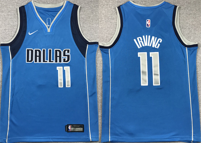 Youth Dallas Mavericks #11 Kyrie Irving Blue Stitched Basketball Jersey Youth Dallas Mavericks #11 Kyrie Irving Blue Stitched Basketball Jersey