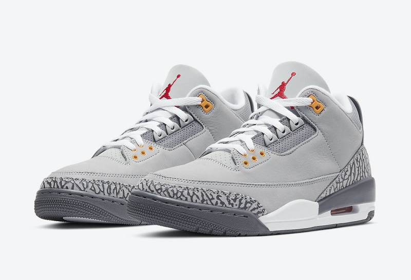 Women's Running weapon Air Jordan 3 Grey shoes 007 Women's Running weapon Air Jordan 3 Grey shoes 007