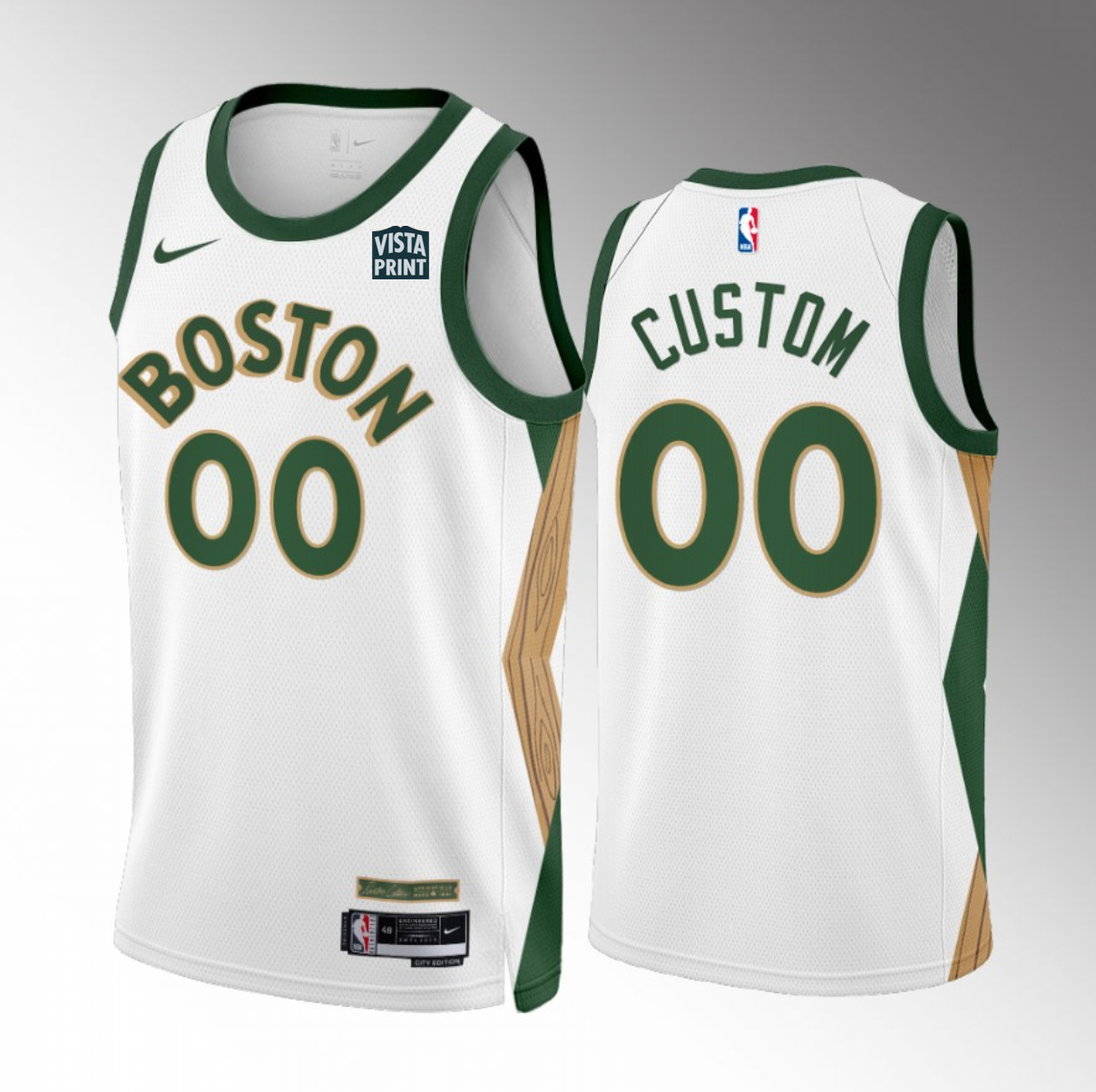 Men's Boston Celtics Active Pllayer Custom White 2023/24 City Edition Stitched Basketball Jersey Men's Boston Celtics Active Pllayer Custom White 2023/24 City Edition Stitched Basketball Jersey