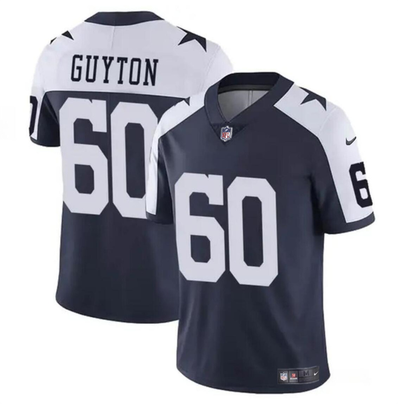 Youth Dallas Cowboys #60 Tyler Guyton Navy/White 2024 Draft Vapor Untouchable Thanksgiving Limited Stitched Football Jersey Youth Dallas Cowboys #60 Tyler Guyton Navy/White 2024 Draft Vapor Untouchable Thanksgiving Limited Stitched Football Jersey