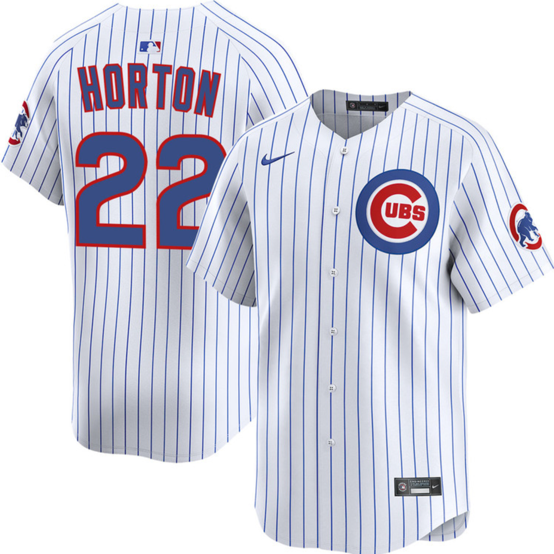 Men's Chicago Cubs #22 Cade Horton White Home Limited Stitched Baseball Jersey Men's Chicago Cubs #22 Cade Horton White Home Limited Stitched Baseball Jersey