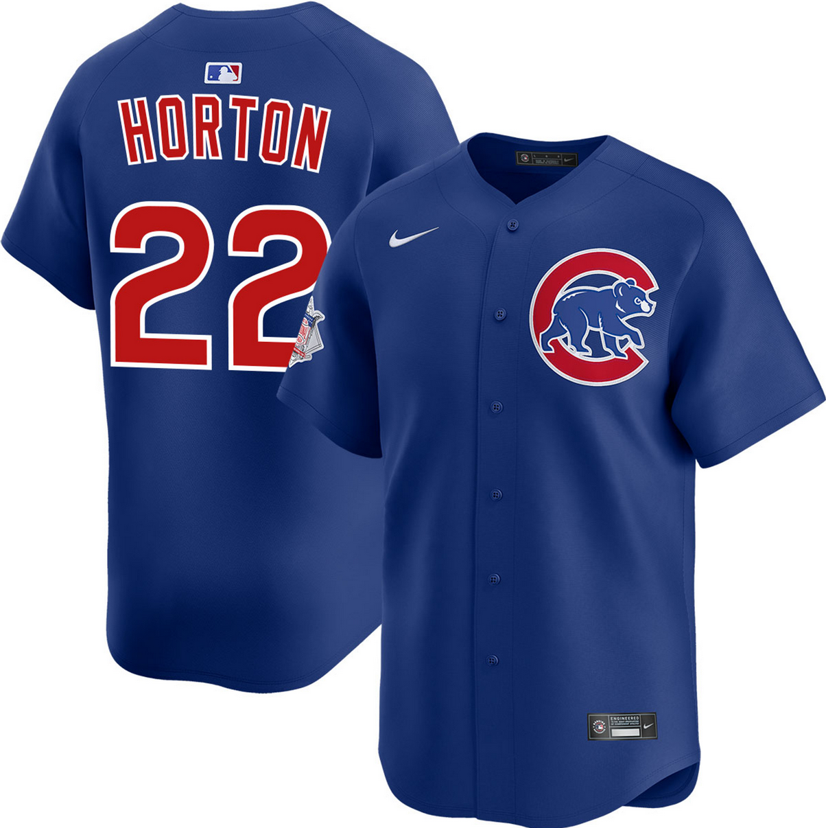 Men's Chicago Cubs #22 Cade Horton Royal Limited Stitched Baseball Jersey Men's Chicago Cubs #22 Cade Horton Royal Limited Stitched Baseball Jersey