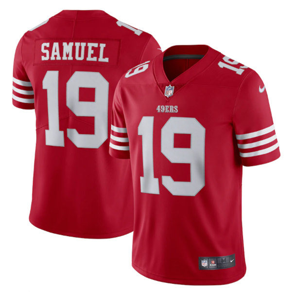 Toddlers San Francisco 49ers #19 Deebo Samuel 2022 New Scarlet Vapor Untouchable Limited Stitched Football Jersey Toddlers San Francisco 49ers #19 Deebo Samuel 2022 New Scarlet Vapor Untouchable Limited Stitched Football Jersey