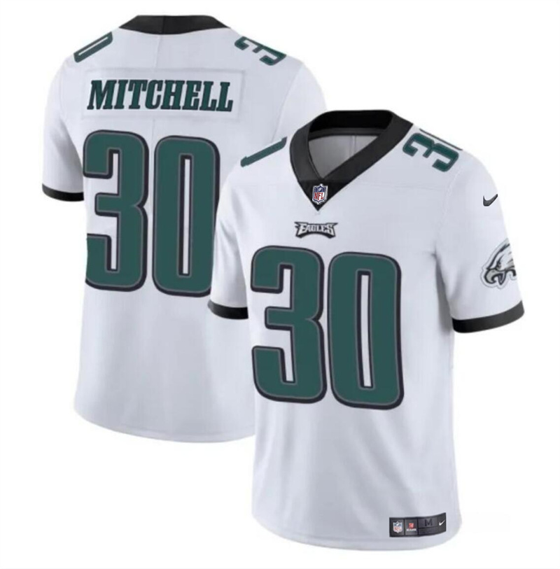 Youth Philadelphia Eagles #30 Quinyon Mitchell White 2024 Draft Vapor Untouchable Limited Stitched Football Jersey Youth Philadelphia Eagles #30 Quinyon Mitchell White 2024 Draft Vapor Untouchable Limited Stitched Football Jersey