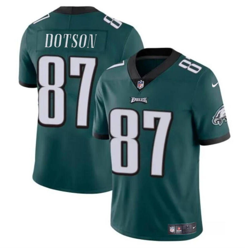 Youth Philadelphia Eagles #87 Jahan Dotson Green Vapor Untouchable Limited Stitched Football Jersey Youth Philadelphia Eagles #87 Jahan Dotson Green Vapor Untouchable Limited Stitched Football Jersey