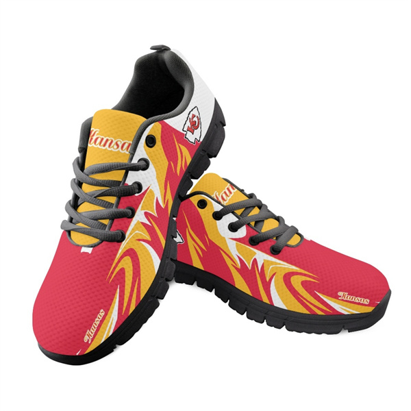 Men's Kansas City Chiefs AQ Running Shoes 005 Men's Kansas City Chiefs AQ Running Shoes 005