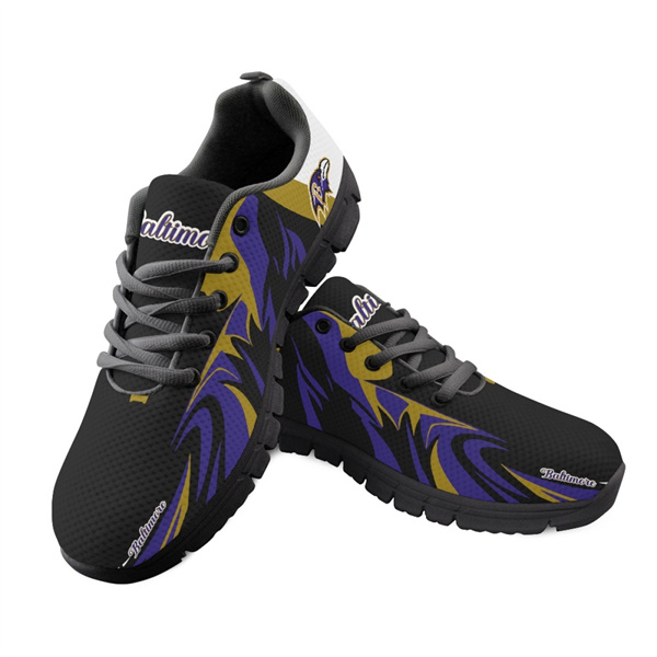 Men's Baltimore Ravens AQ Running Shoes 005 Men's Baltimore Ravens AQ Running Shoes 005