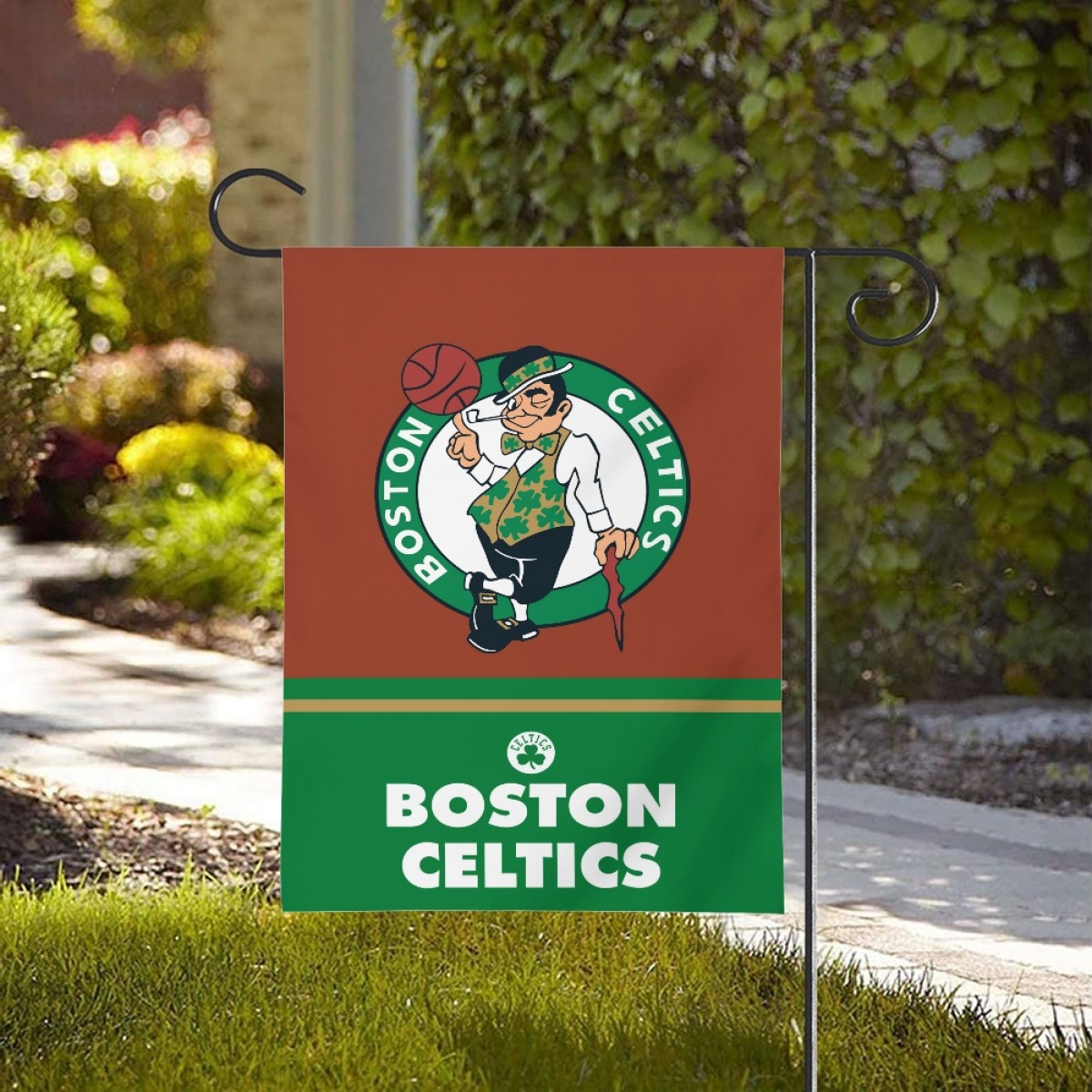 Boston Celtics Double-Sided Garden Flag 001 (Pls check description for details) Boston Celtics Double-Sided Garden Flag 001 (Pls check description for details)