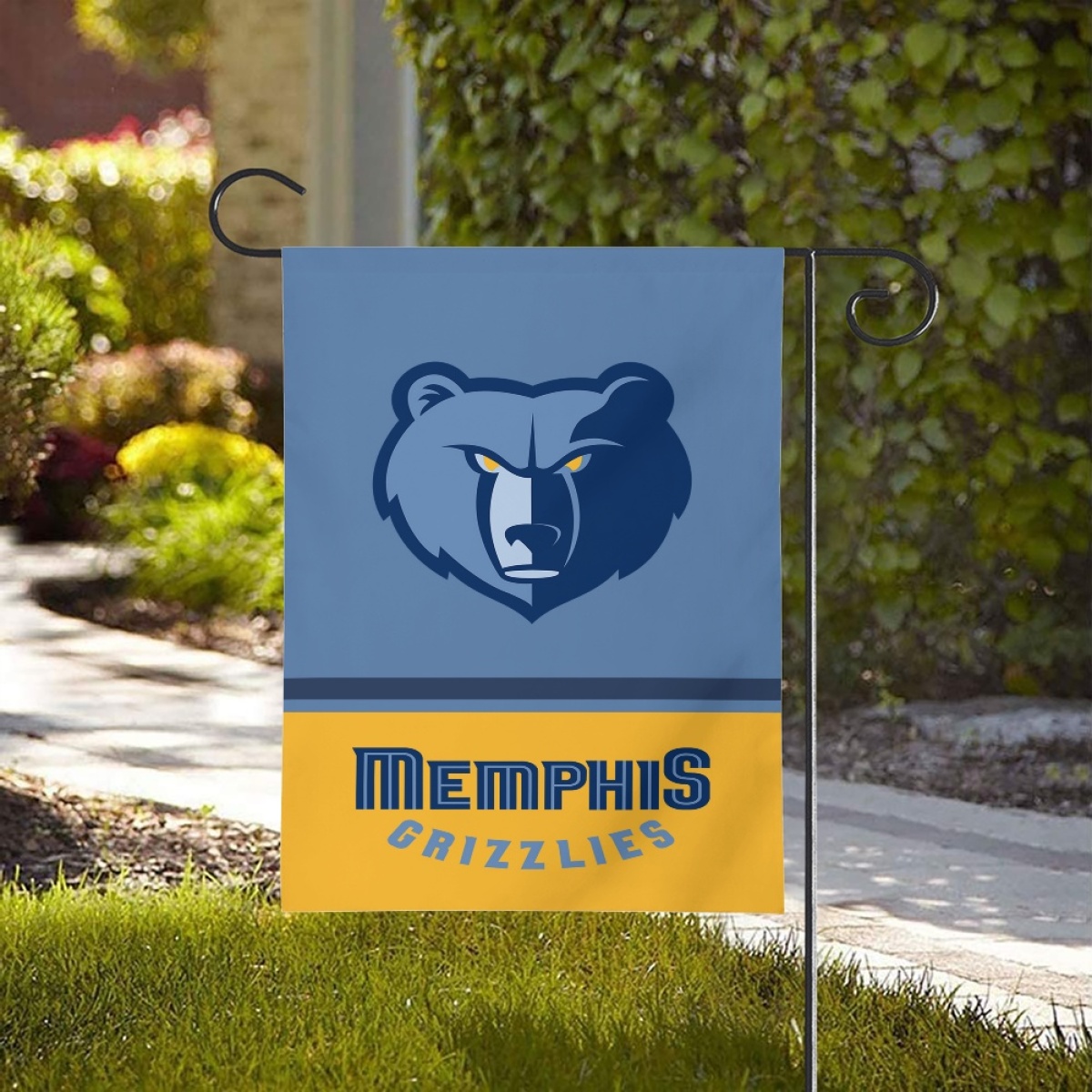 Memphis Grizzlies Double-Sided Garden Flag 001 (Pls check description for details) Memphis Grizzlies Double-Sided Garden Flag 001 (Pls check description for details)