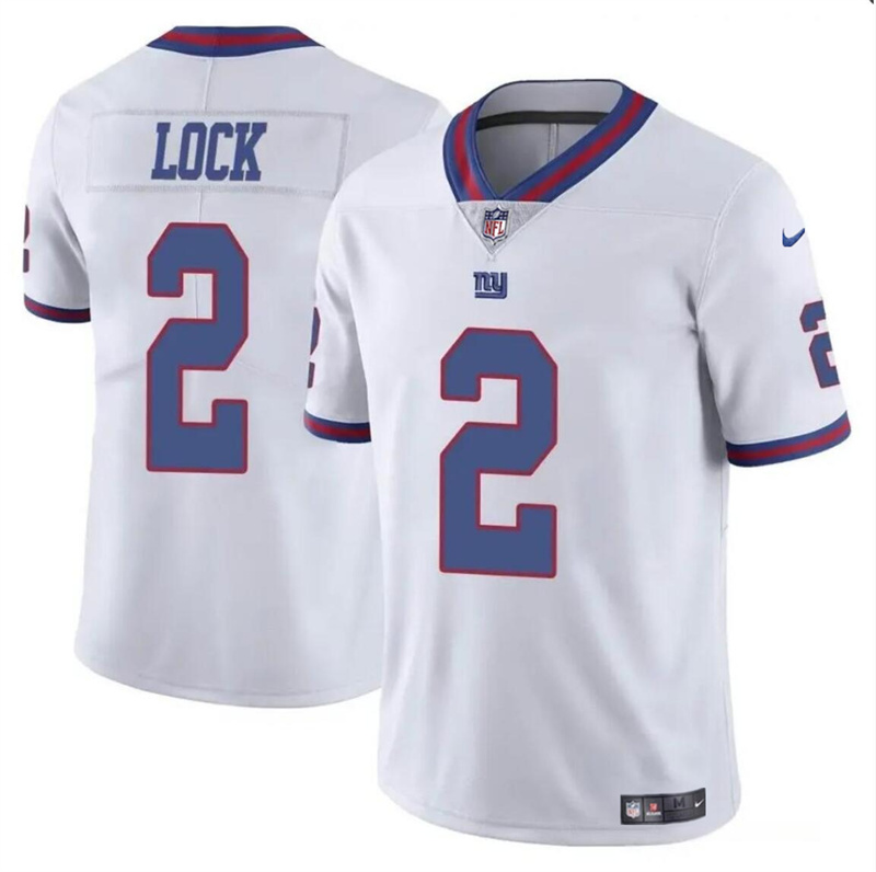 Youth New York Giants #2 Drew Lock White Stitched Jersey Youth New York Giants #2 Drew Lock White Stitched Jersey