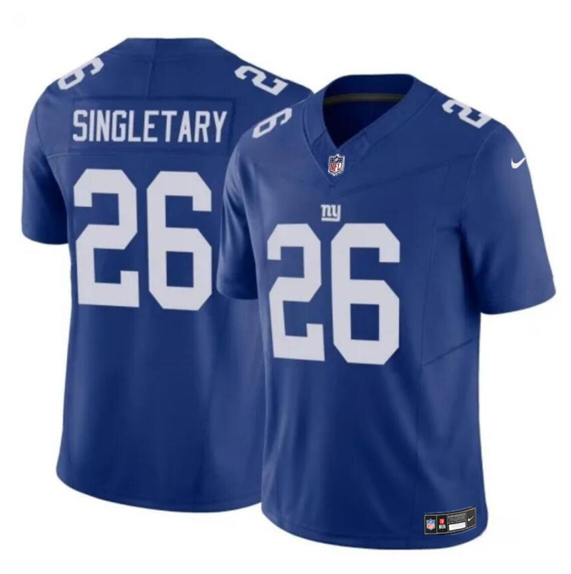 Youth New York Giants #26 Devin Singletary Blue 2023 F.U.S.E. Vapor Untouchable Limited Stitched Jersey Youth New York Giants #26 Devin Singletary Blue 2023 F.U.S.E. Vapor Untouchable Limited Stitched Jersey