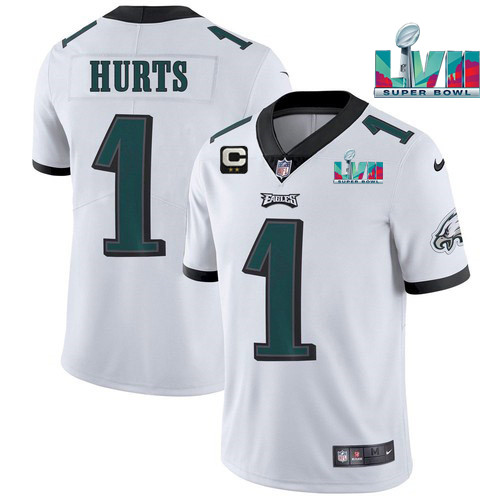 Men's Philadelphia Eagles #11 A.J. Brown White Super Bowl LVII Patch Vapor Untouchable Limited Stitched Jersey Men's Philadelphia Eagles #11 A.J. Brown White Super Bowl LVII Patch Vapor Untouchable Limited Stitched Jersey