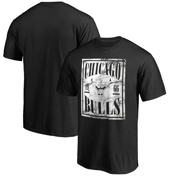 Men's Chicago Bulls Black Basketball T-Shirt Men's Chicago Bulls Black Basketball T-Shirt