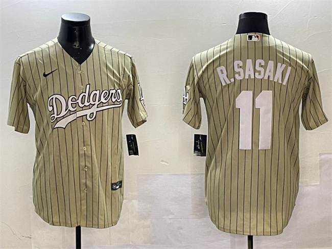 Men's Los Angeles Dodgers #11 Roki Sasaki Blue Throwback Stitched Baseball Jersey Men's Los Angeles Dodgers #11 Roki Sasaki Blue Throwback Stitched Baseball Jersey