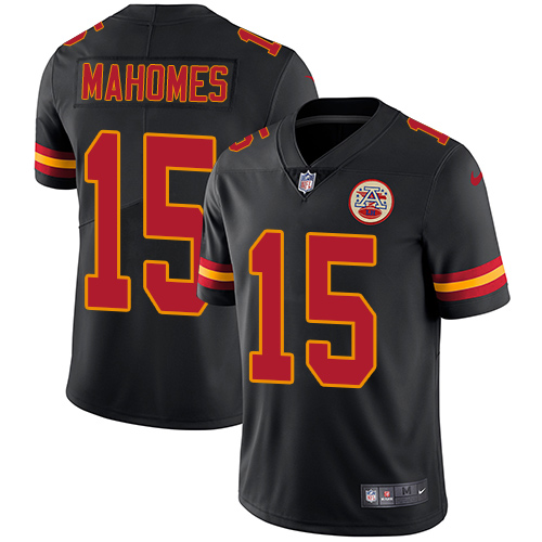 Men's Kansas City Chiefs ACTIVE PLAYER Custom Black Limited Stitched Jersey