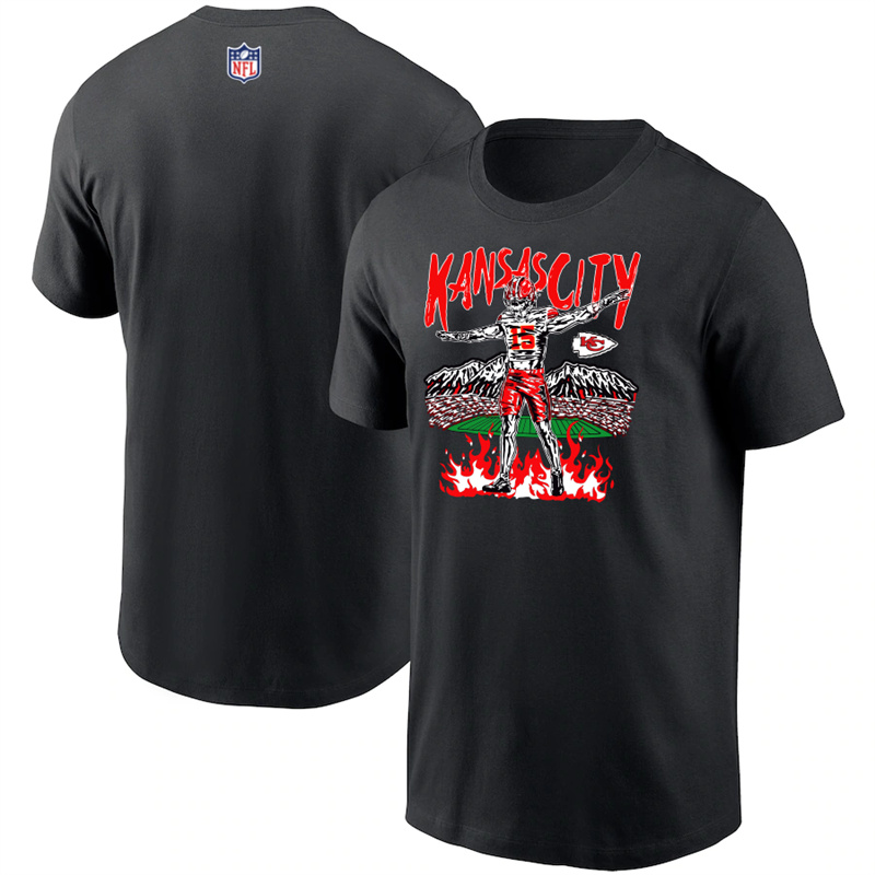 Men's Kansas City Chiefs Black T-Shirt Men's Kansas City Chiefs Black T-Shirt