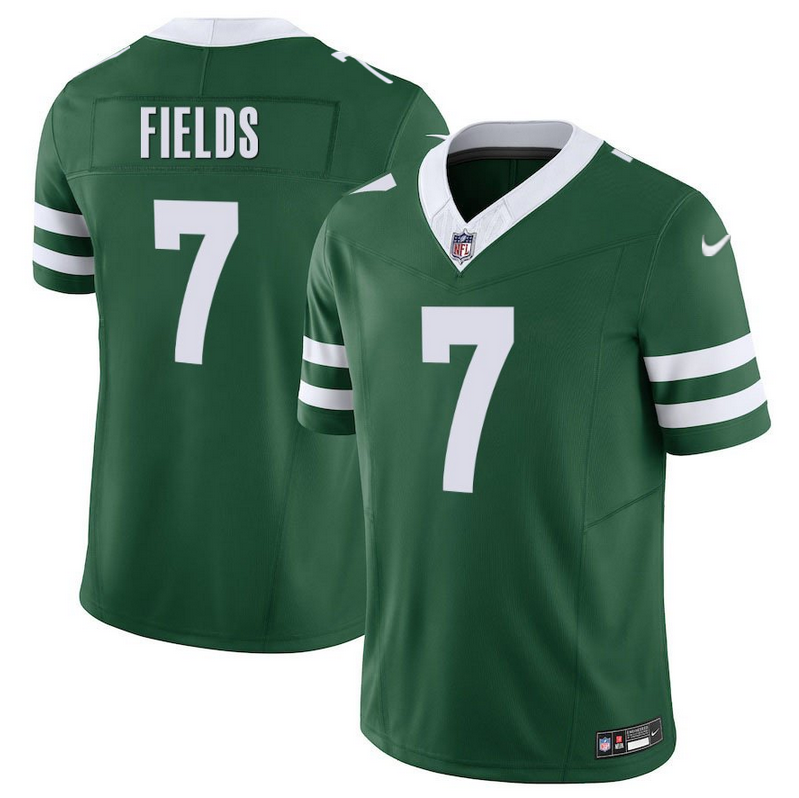 Men's New York Jets #7 Justin Fields Green 2025 F.U.S.E. Vapor Untouchable Limited Stitched Jersey