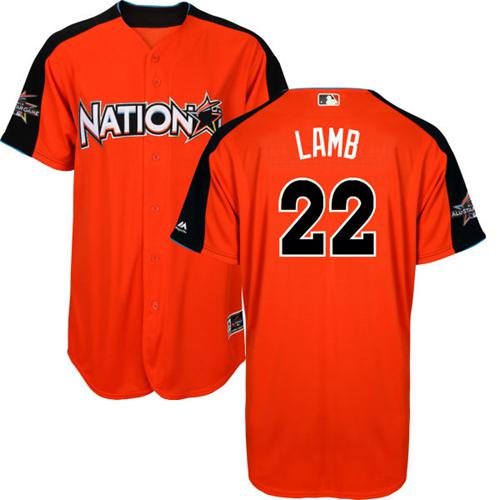 Diamondbacks #22 Jake Lamb Orange 2017 All-Star National League Stitched MLB Jersey Diamondbacks #22 Jake Lamb Orange 2017 All-Star National League Stitched MLB Jersey