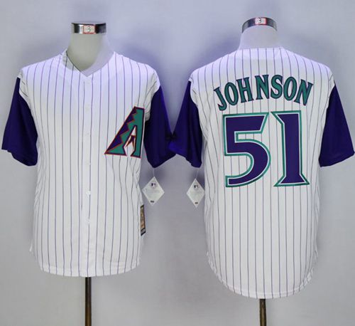 Diamondbacks #51 Randy Johnson White Hall Of Fame Cool Base Stitched MLB Jersey Diamondbacks #51 Randy Johnson White Hall Of Fame Cool Base Stitched MLB Jersey