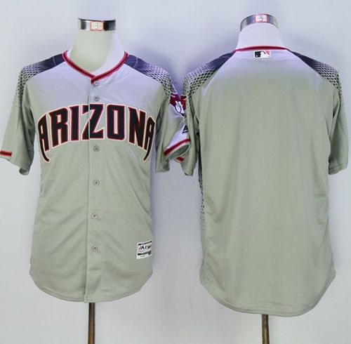 Diamondbacks Blank Gray/Brick New Cool Base Stitched MLB Jersey Diamondbacks Blank Gray/Brick New Cool Base Stitched MLB Jersey