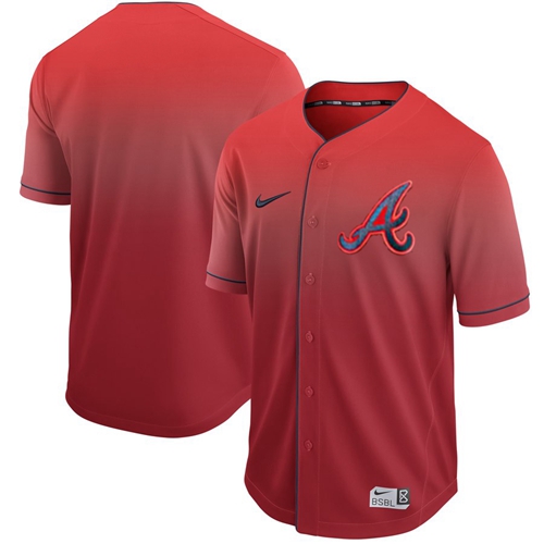 Nike Braves Blank Red Fade Authentic Stitched MLB Jersey Nike Braves Blank Red Fade Authentic Stitched MLB Jersey