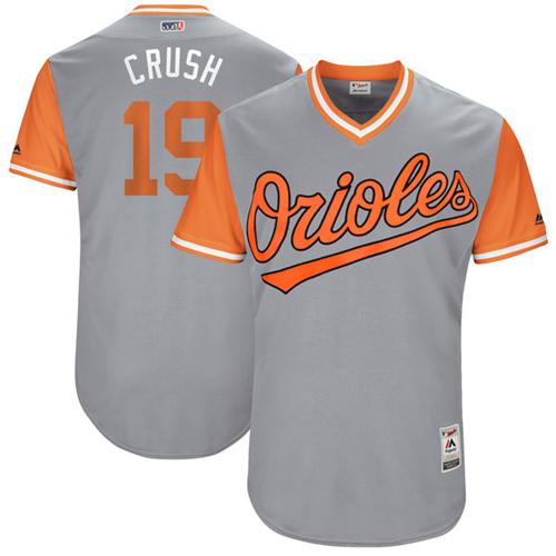 Orioles #19 Chris Davis Gray 