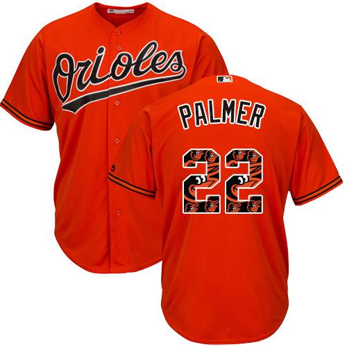 Orioles #22 Jim Palmer Orange Team Logo Fashion Stitched MLB Jersey Orioles #22 Jim Palmer Orange Team Logo Fashion Stitched MLB Jersey