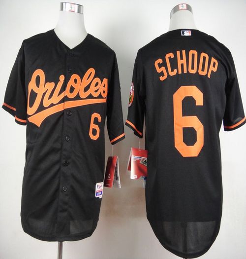 Orioles #6 Jonathan Schoop Black Cool Base Stitched MLB Jersey Orioles #6 Jonathan Schoop Black Cool Base Stitched MLB Jersey