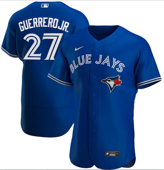 Men's Toronto Blue Jays Blank White MLB Flex Base Stitched Jersey