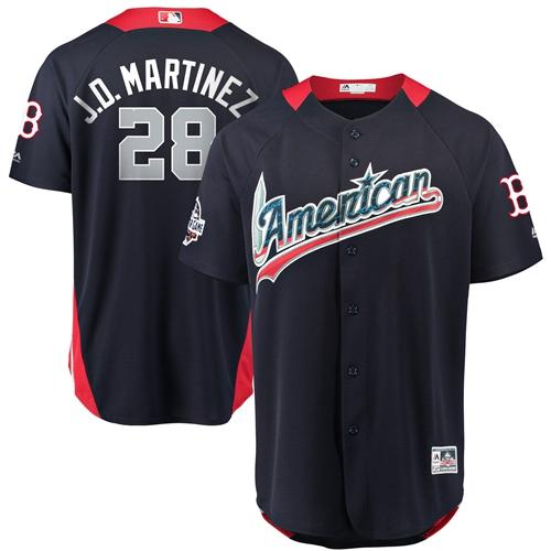 Red Sox #28 J. D. Martinez Navy Blue 2018 All-Star American League Stitched MLB Jersey Red Sox #28 J. D. Martinez Navy Blue 2018 All-Star American League Stitched MLB Jersey