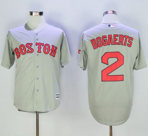 Red Sox #2 Xander Bogaerts Grey New Cool Base Stitched MLB Jersey Red Sox #2 Xander Bogaerts Grey New Cool Base Stitched MLB Jersey