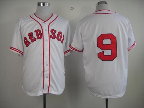 Red Sox #9 Ted Williams White 1936 Turn Back The Clock Stitched MLB Jersey Red Sox #9 Ted Williams White 1936 Turn Back The Clock Stitched MLB Jersey