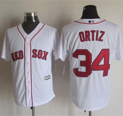 Red sox #34 David Ortiz White New Cool Base Stitched MLB Jersey Red sox #34 David Ortiz White New Cool Base Stitched MLB Jersey