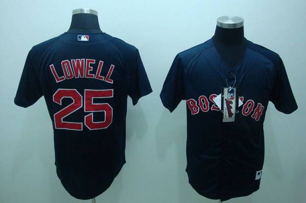 Red Sox #25 Mike Lowell Stitched Dark Blue MLB Jersey Red Sox #25 Mike Lowell Stitched Dark Blue MLB Jersey
