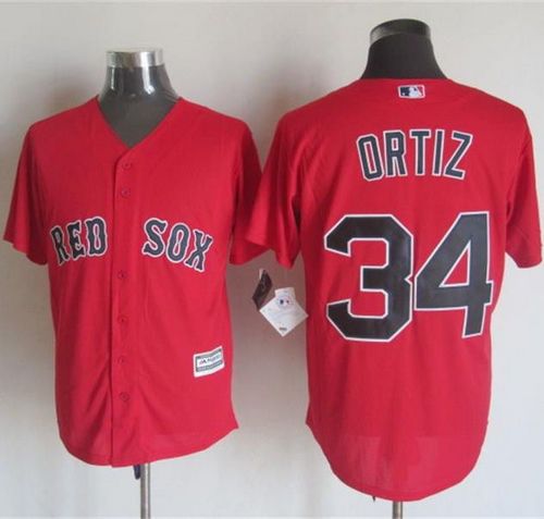 Red sox #34 David Ortiz Red New Cool Base Stitched MLB Jersey Red sox #34 David Ortiz Red New Cool Base Stitched MLB Jersey