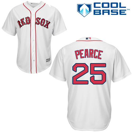 Red Sox #25 Steve Pearce White New Cool Base Stitched MLB Jersey Red Sox #25 Steve Pearce White New Cool Base Stitched MLB Jersey