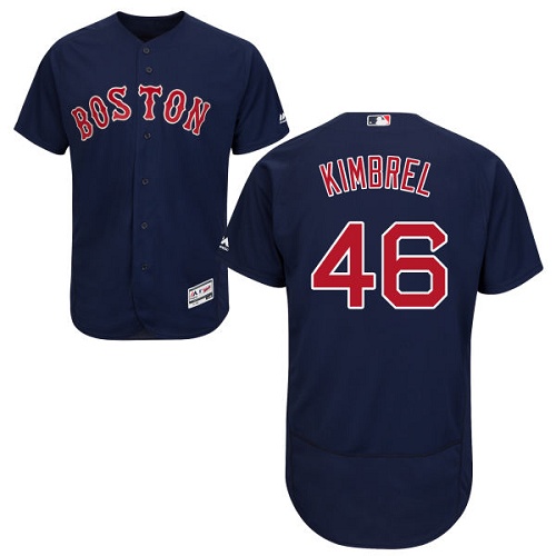 Red Sox #46 Craig Kimbrel Navy Blue Flexbase Authentic Collection Stitched MLB Jersey Red Sox #46 Craig Kimbrel Navy Blue Flexbase Authentic Collection Stitched MLB Jersey